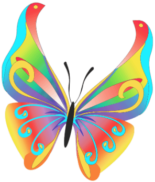 colorful butterfly for design illustration